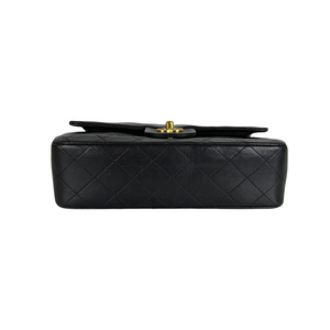 Vintage Classic Double Flap Lambskin Small Black GHW