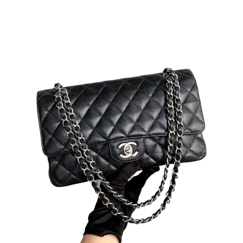 chanel black caviar bag