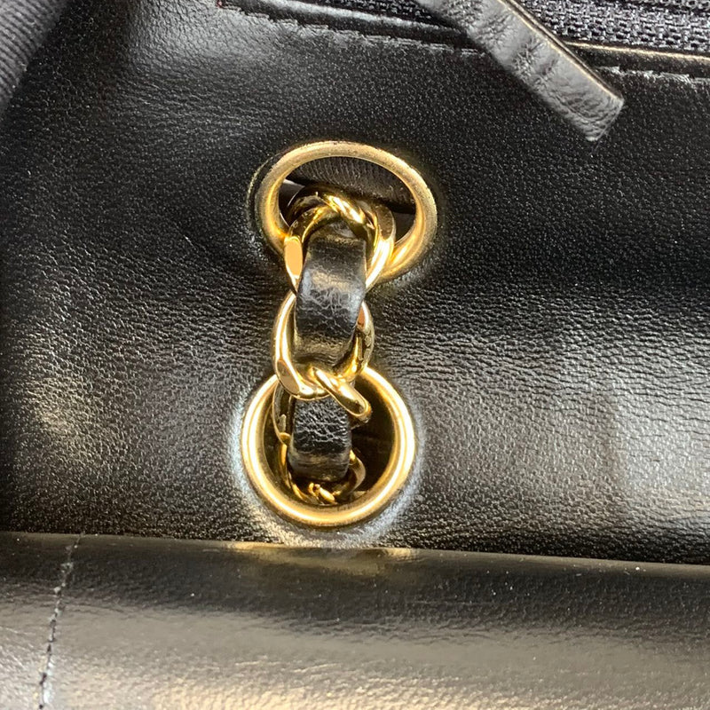 Classic Flap Black Medium Lambskin GHW