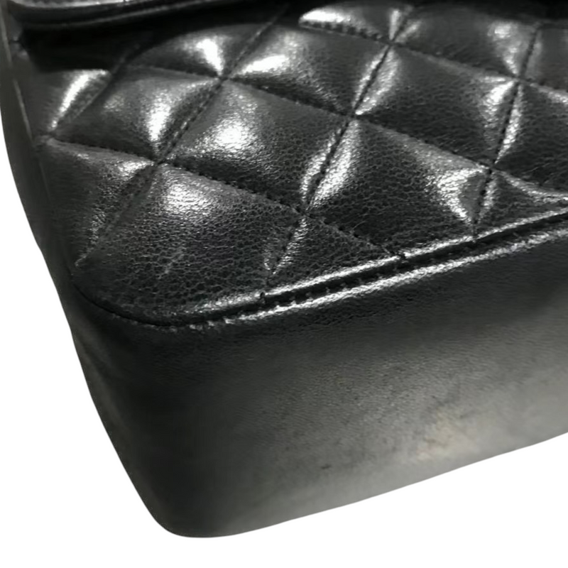 Vintage Flap Lambskin Black GHW