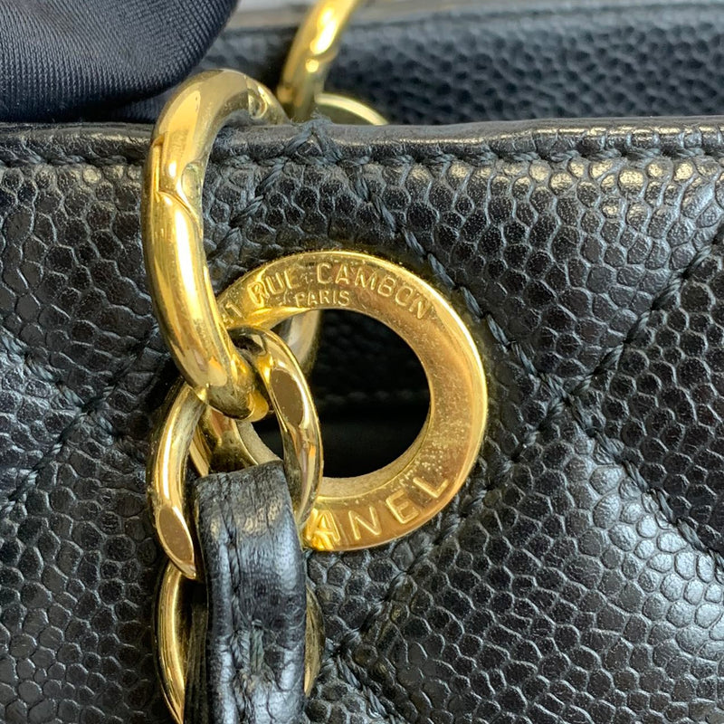 PST Tote Caviar Black GHW