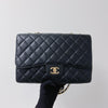 Single Flap Classic Jumbo Caviar Black LGHW