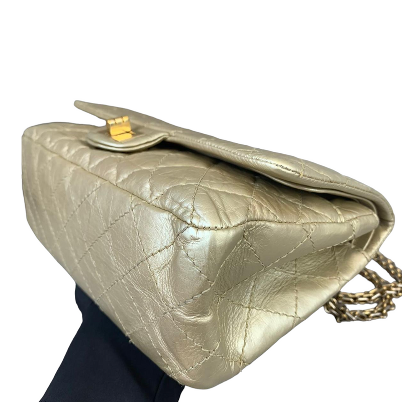 Classic Reissue 225 Calfskin Gold GHW