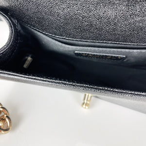Small Le Boy Caviar Black GHW
