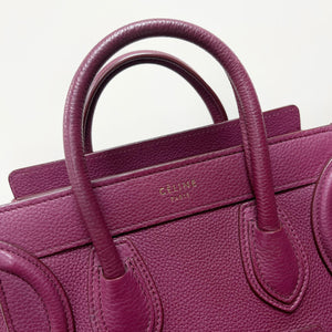 Nano Luggage Tote Purple GHW