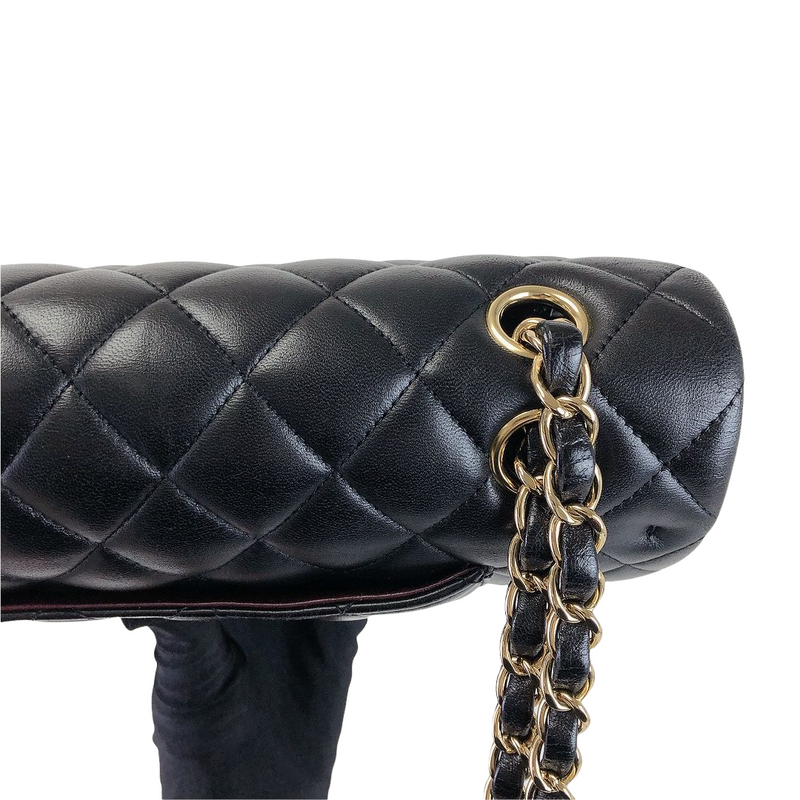 Classic Flap Black Medium Lambskin GHW