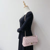 Classic Double Flap Medium Pink lambskin GHW