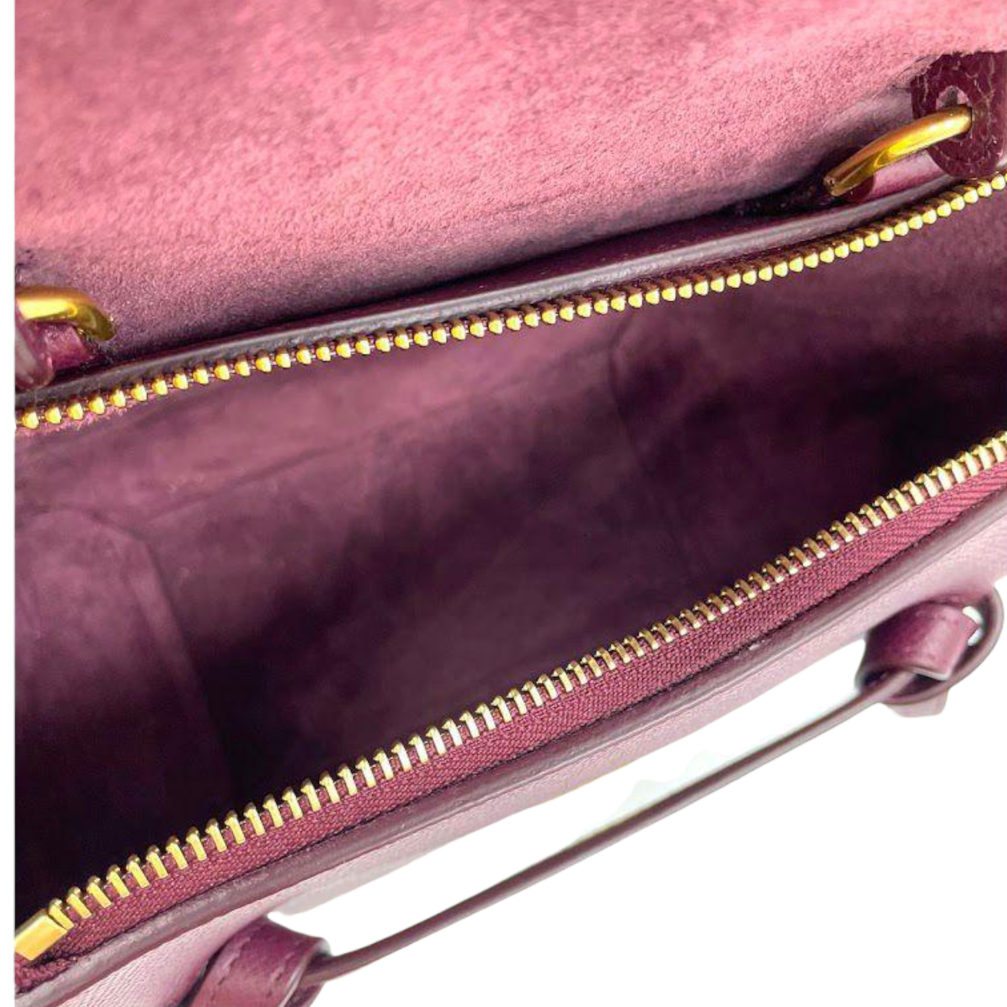 Celine Nano Belt Bag Calfskin Burgundy GHW Bag Religion