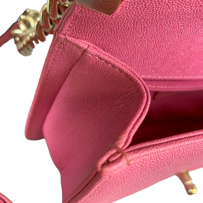 Chanel Caviar Boy Pink Medium Classic NWT 17P Bag – Boutique Patina