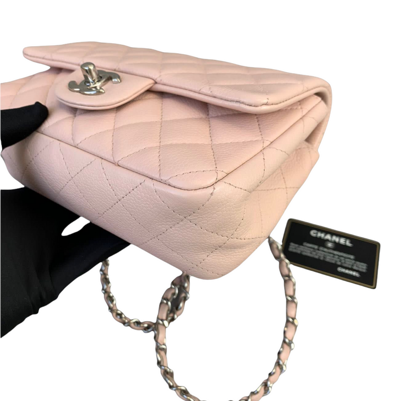 Rectangle Mini Caviar Pink SHW