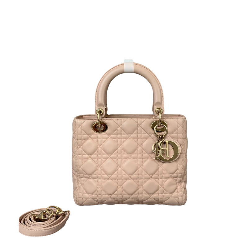 Lady Dior Medium Pink with GHW