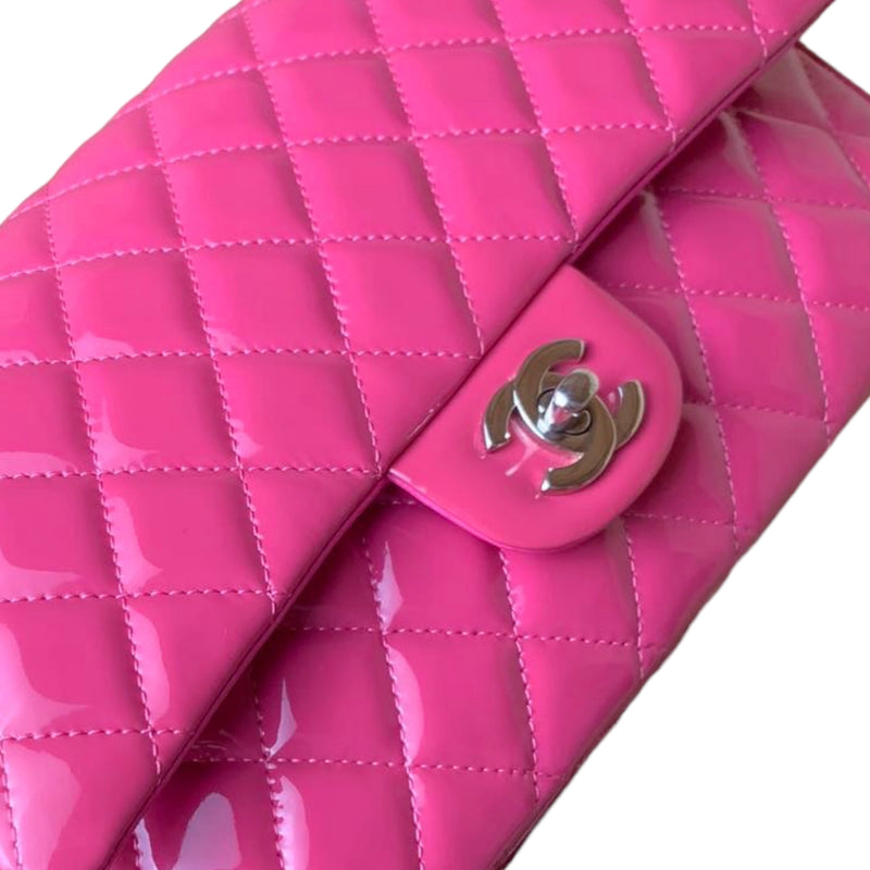 Handbags Chanel Classic Mini Flap Bag with Top Handle Pink/Green