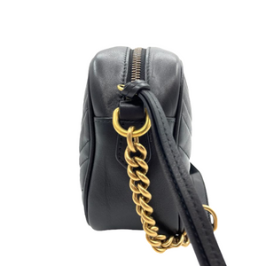 Marmont Leather Camera Small Black GHW