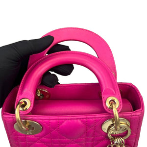 Mini Lady Dior Lambskin Pink GHW