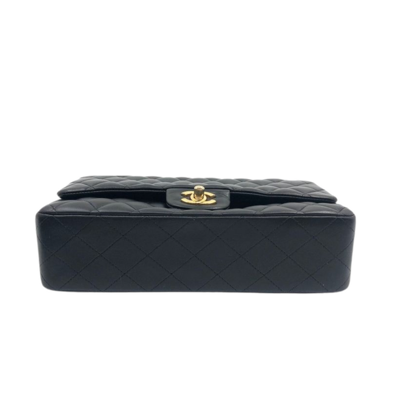 Classic Flap Medium Lambskin Black GHW