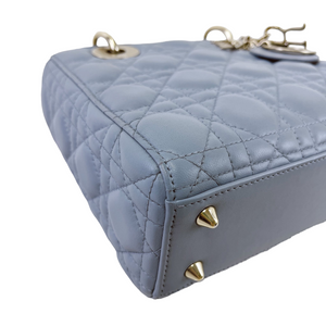 My Lady Dior Lambskin Small Blue GHW