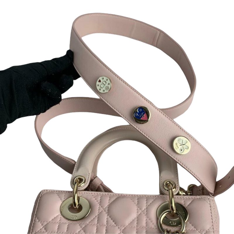My Dior Lucky Badges Lambskin Pink GHW