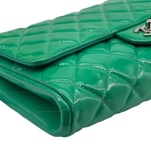 Timeless Clutch Patent Green SHW
