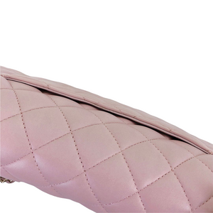 Classic Flap Medium Lambskin Pink GHW
