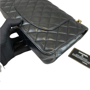 Classic Flap Black Medium Lambskin GHW