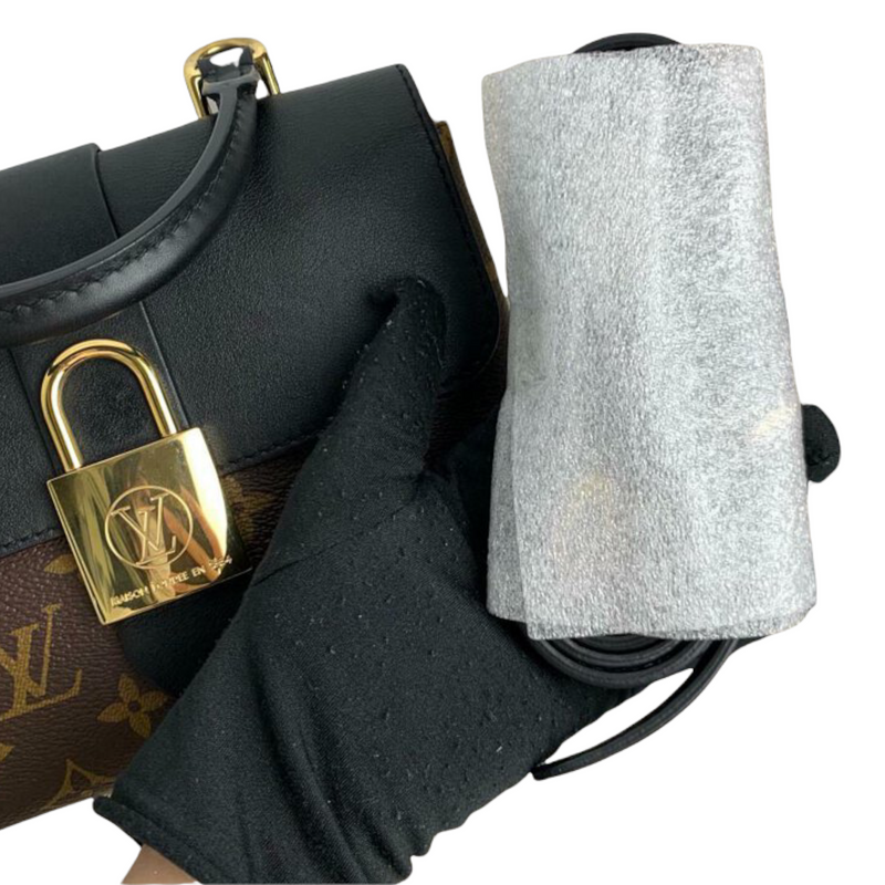 Louis Vuitton Locky BB Flap Bag Monogram Black GHW. Original SGD3150.
