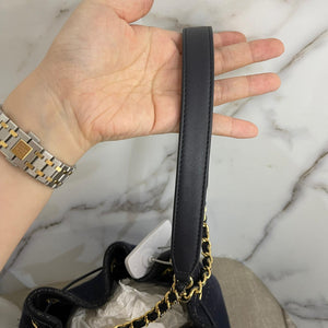 Deauville Denim Bucket Bag Blue