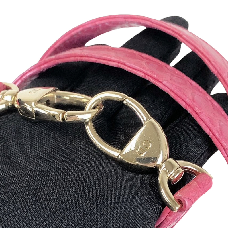 Lady Dior Large Snakeskin Pink LGHW