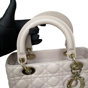 Lady Dior Medium Pink Lambskin GHW