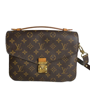 Pochette Metis Leather Monogram GHW