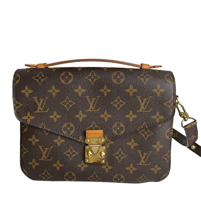 Pochette Metis Leather Monogram GHW