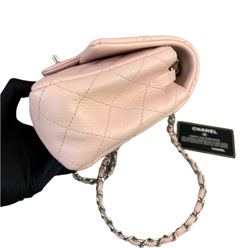 Rectangle Mini Caviar Pink SHW