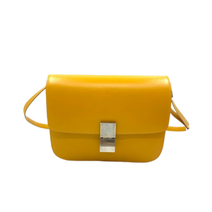 Medium Classic Box Calfskin Yellow RHW