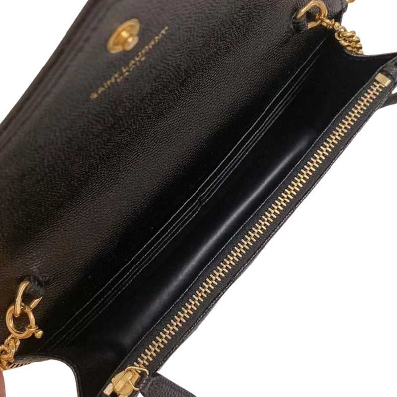 Nett- Ysl Yves saint Laurent woc medium in black ghw