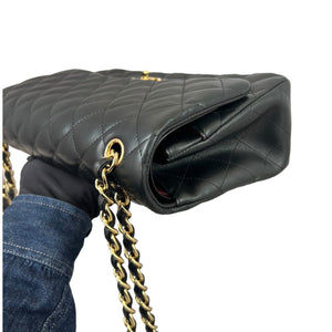 Classic Double Flap Jumbo Lambskin Black GHW