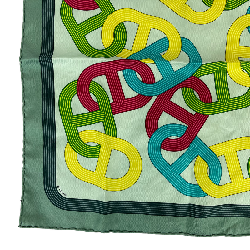 Circuit 24 Faubourg Green Handkerchief