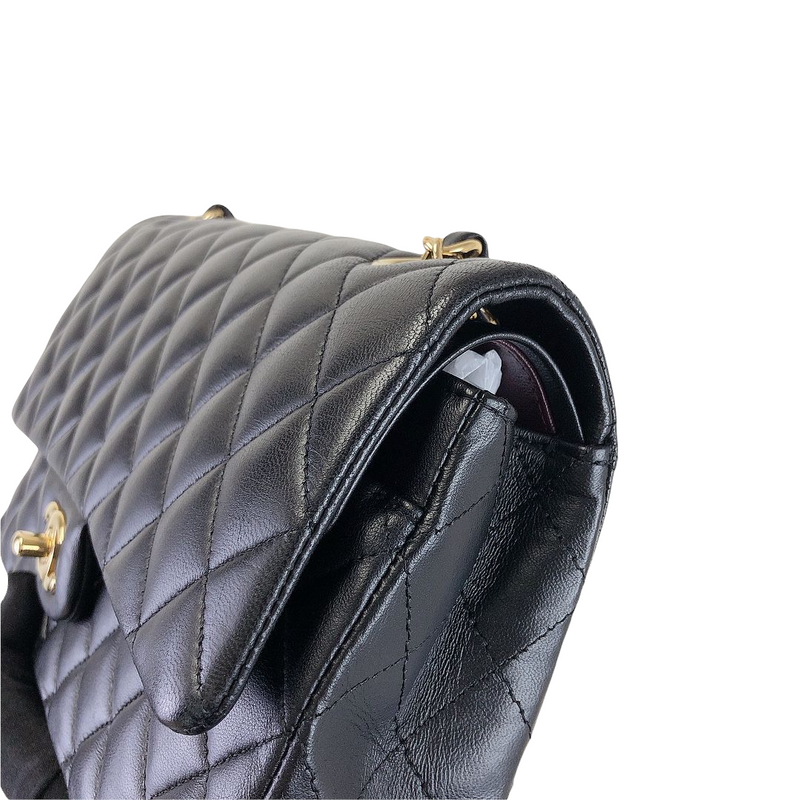 Classic Flap Black Medium Lambskin GHW