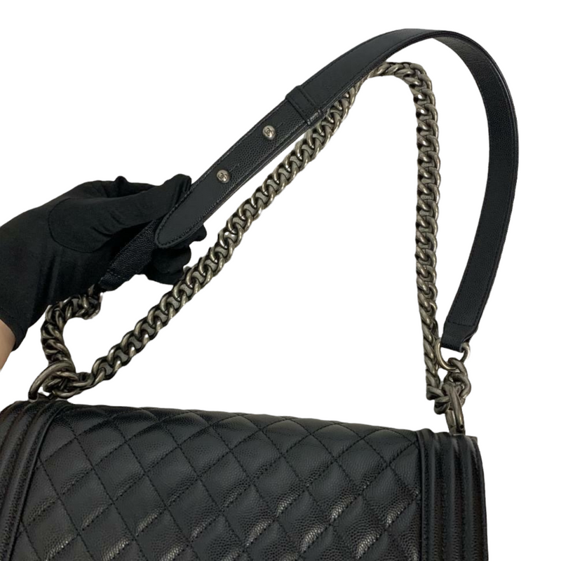 Boy Old Medium Caviar Black RHW