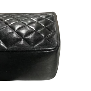 Vintage Flap Lambskin Black GHW