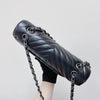 Classic Flap Medium Chevron Caviar Black RHW