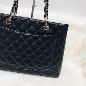 Chanel Black Caviar GST in Black with SHW