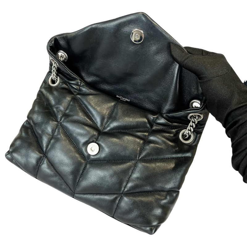 Small Puffer Black SHW