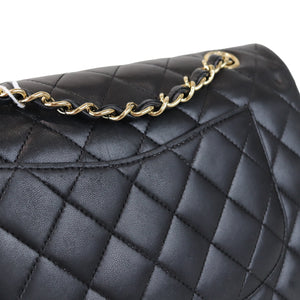 Classic Flap Black Medium Lambskin GHW