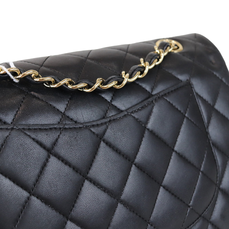 Classic Flap Black Medium Lambskin GHW