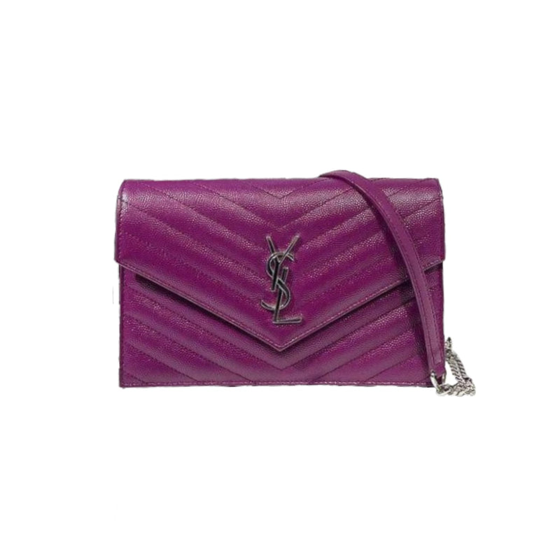 Envelope Chain Wallet Purple SHW