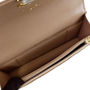 WOC 22K Quilted Caviar Dark Beige GHW