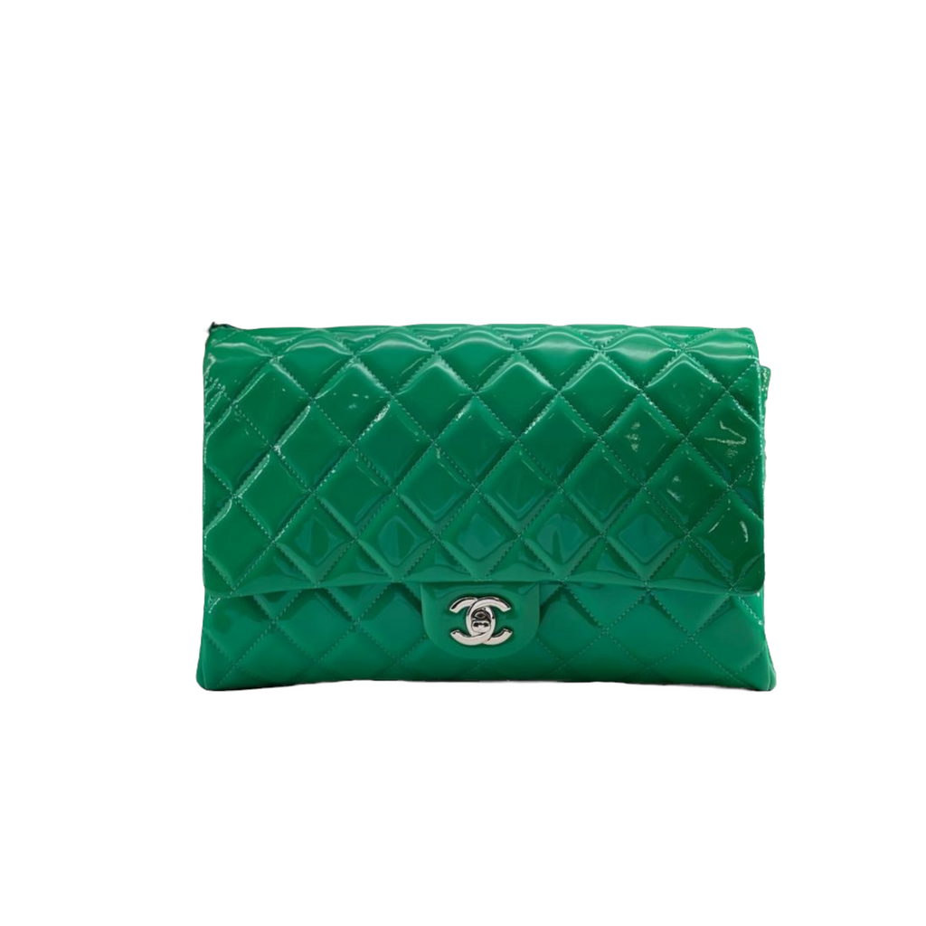 Timeless Clutch Patent Green SHW