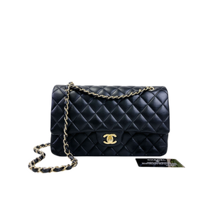 Classic Flap Black Medium Lambskin GHW