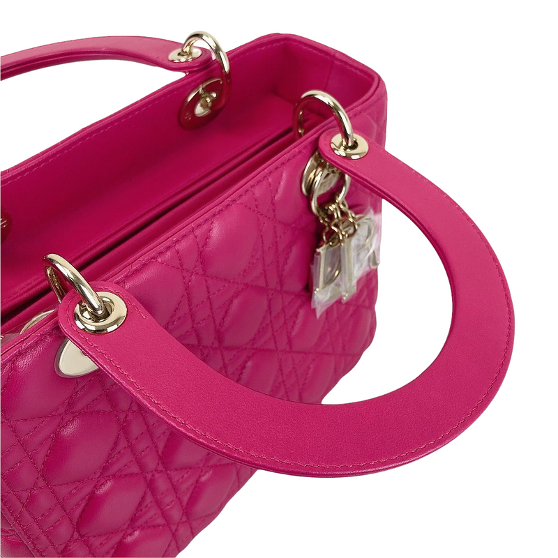 Lady Dior Medium Pink SHW