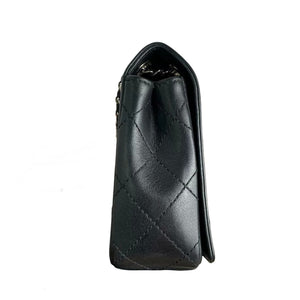 Mademoiselle Flap Medium Lambskin Black SHW