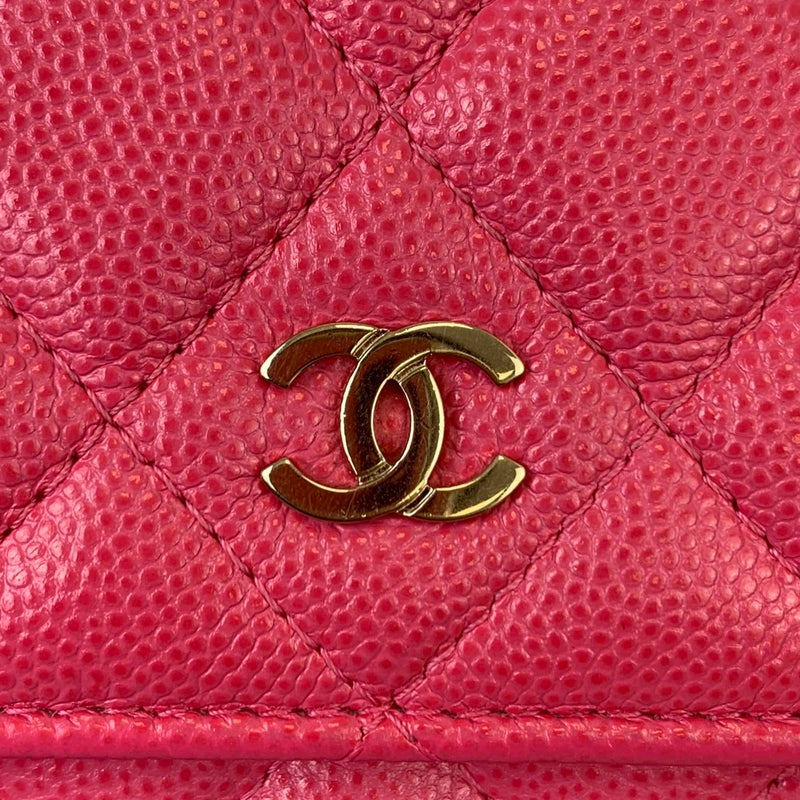 WOC Quilted Caviar Pink GHW